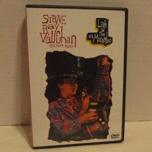 Stevie Ray Vaughan Live El Mocambo Black White Graphic Guitar Drums Music DVD